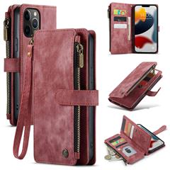 CaseMe C30 Plånboksfodral iPhone 12 Pro Max - Röd